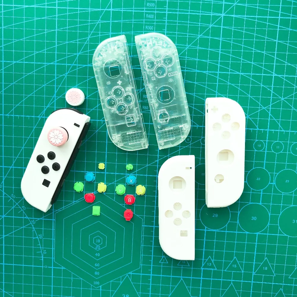 Для Nintendo Switch Console Joy con Корпус Корпуса чехол Белый Запасные части DIY корпус