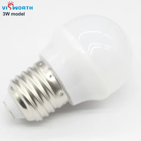 (6 шт.) Светодиодные лампы VisWorth E27 2-12Вт тёплый/холодный белый свет