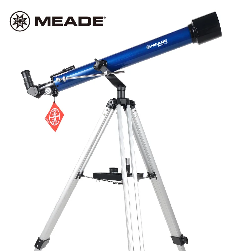 Meade INFINITY 60AZ астрономический телескоп, начальный уровень, просмотр звезды, Луны, HD, студенческий, для детей, начинающих, научно-популярное обучение
