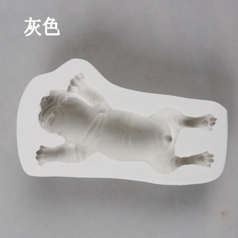 Animal Silicone Mold for Fondant Chocolate Candy Gum Paste Resin 3D Shar Pei Dog Cake Mould | Дом и сад
