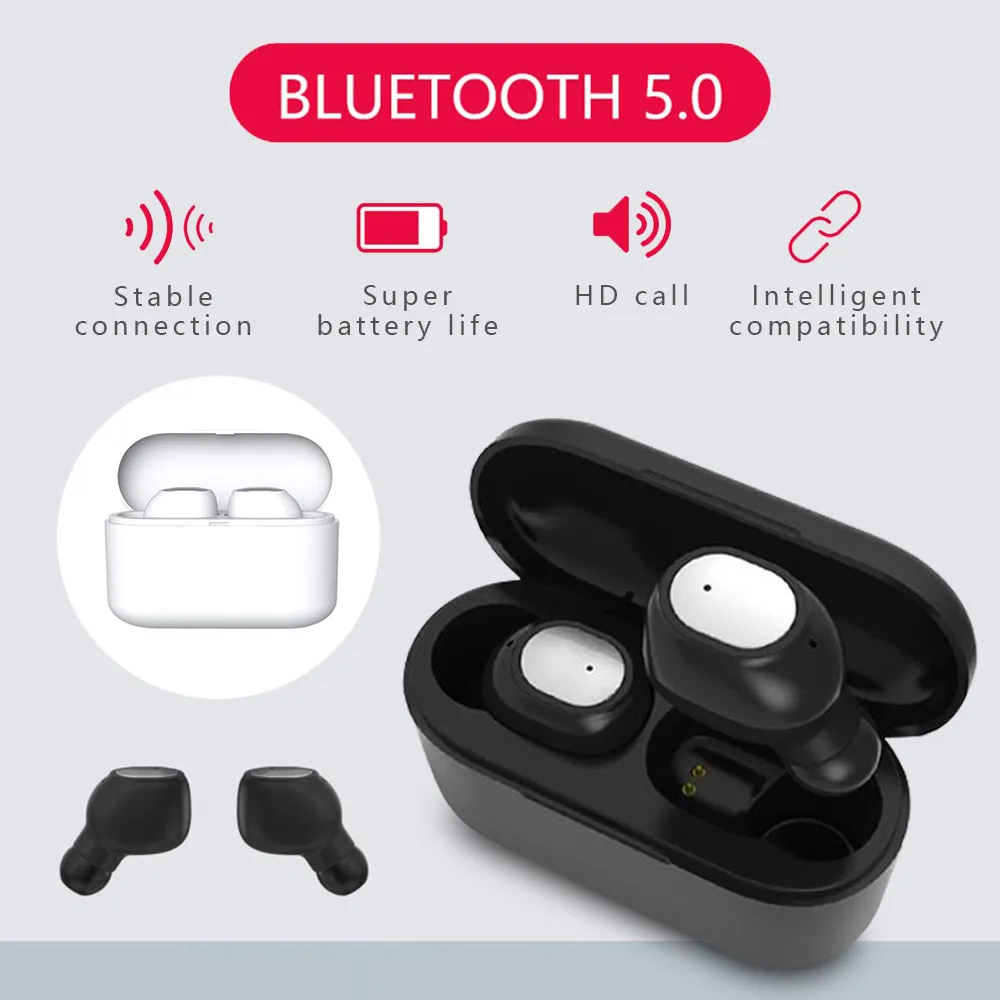 Bluetooth наушники 3D стерео звук беспроводные гарнитура с двойным микрофоном