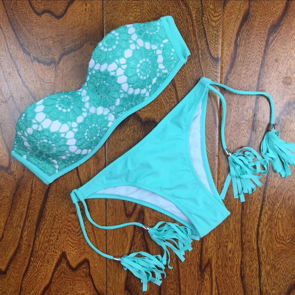 3купальник купальник женский 2016 Новый Женский Распечатать Бикини Установить