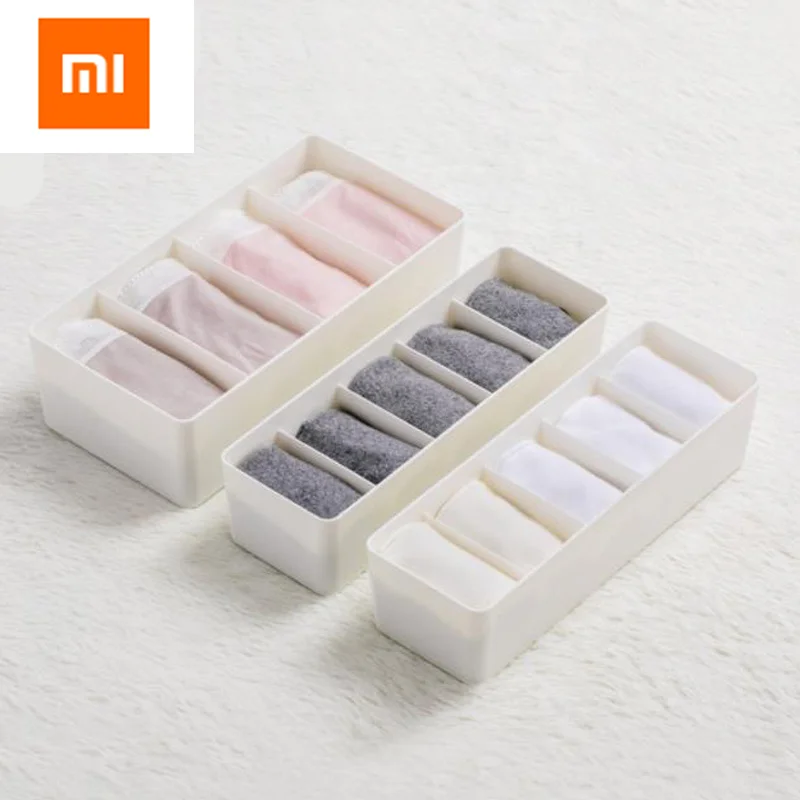 Оригинальная коробка для хранения Xiaomi нижнее белье офисные принадлежности
