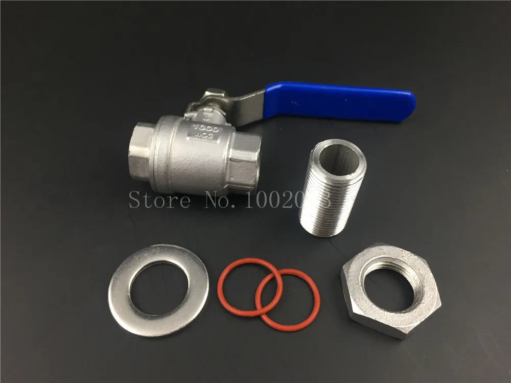 

Stainless Steel 304 Ball Valve 1/2"BSP , kettle ball valve, homebrew Beer hardware