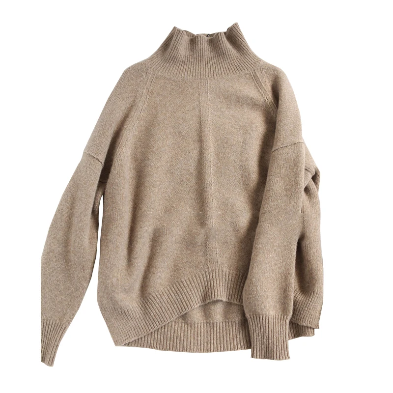 BELIARST Spring and Autumn Women Sweaters And Pullovers Long Sleeve High Collar Cashmere Sweater Ladies Knitted | Женская одежда