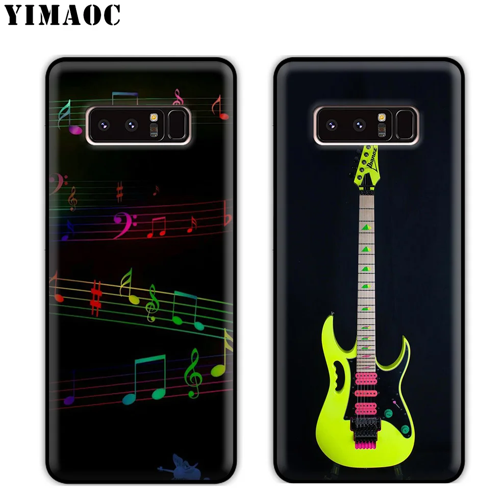 Мягкий силиконовый чехол для гитары YIMAOC Music Life samsung Galaxy S10 S10e S9 S8 Plus S7 S6 Edge J6 |