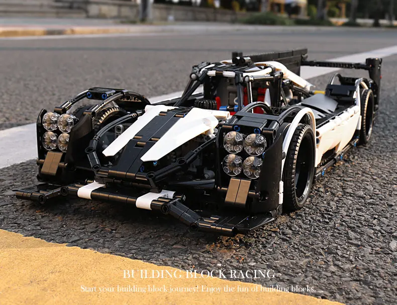 23018 Technic серия MOC Гибридный Le Mans Супер гоночный автомобиль Чемпион строительные блоки Наборы комплекты кирпичей игрушки 5530 совместимые лего подарки