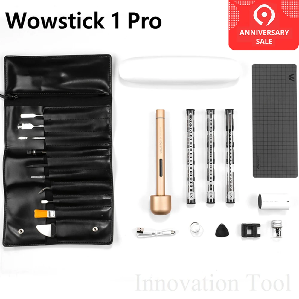 Wowstick 1 Pro мини отвёртки беспроводная аккумуляторная батарея шуруповёрт 56 шт. бит