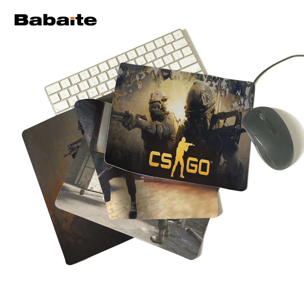 Мягкий силиконовый коврик для компьютерной мыши Babaite оптический Cs Go Лидер продаж