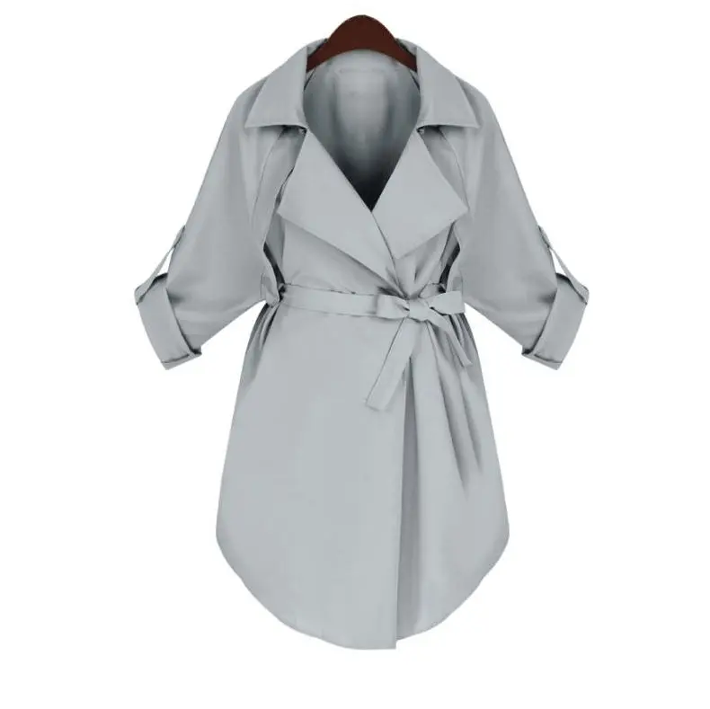 Женские офисные стиль весна осень женская одежда свободный тип куртка длинное