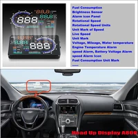 for ford explorerescapeedgeecosport 2010 2019 auto head up display hud car electronic accessories safe driving screen obd