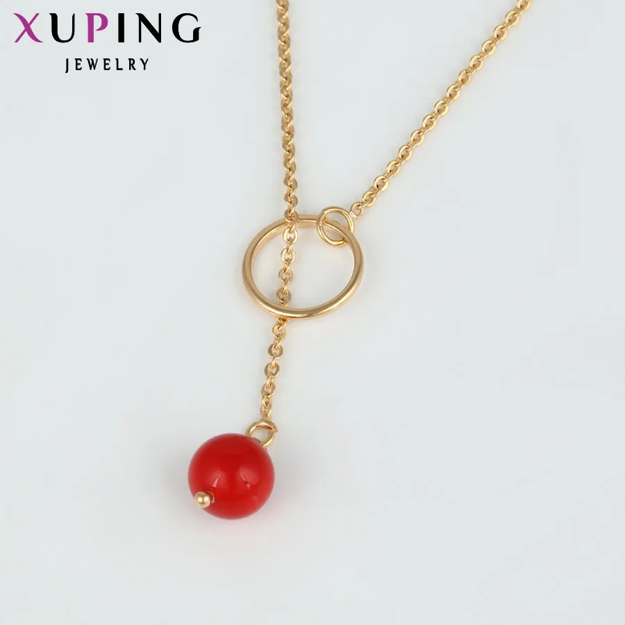Xuping модное ожерелье новый дизайн большое длинное золотого цвета унисекс цепочка