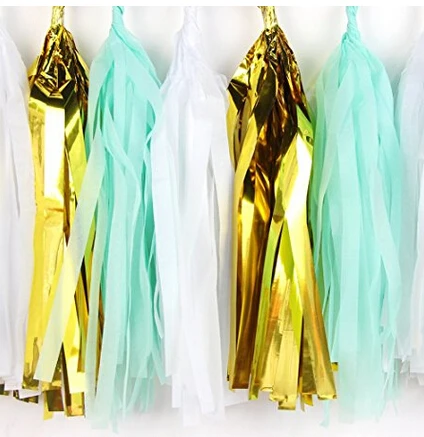 15 шт. папиросная бумага кисточка гирлянда бахрома бантик сделай сам помпон для