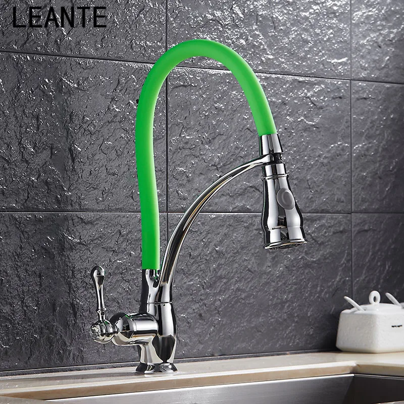 Leante Одной ручкой Кухня смеситель. Бортике черный смеситель для кухни. двойной