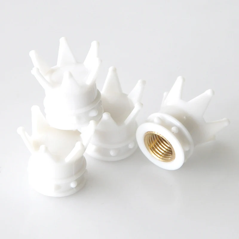 4 шт Корона колпачки для вентиля покрышек легковых автомобилей Авто Грузовик