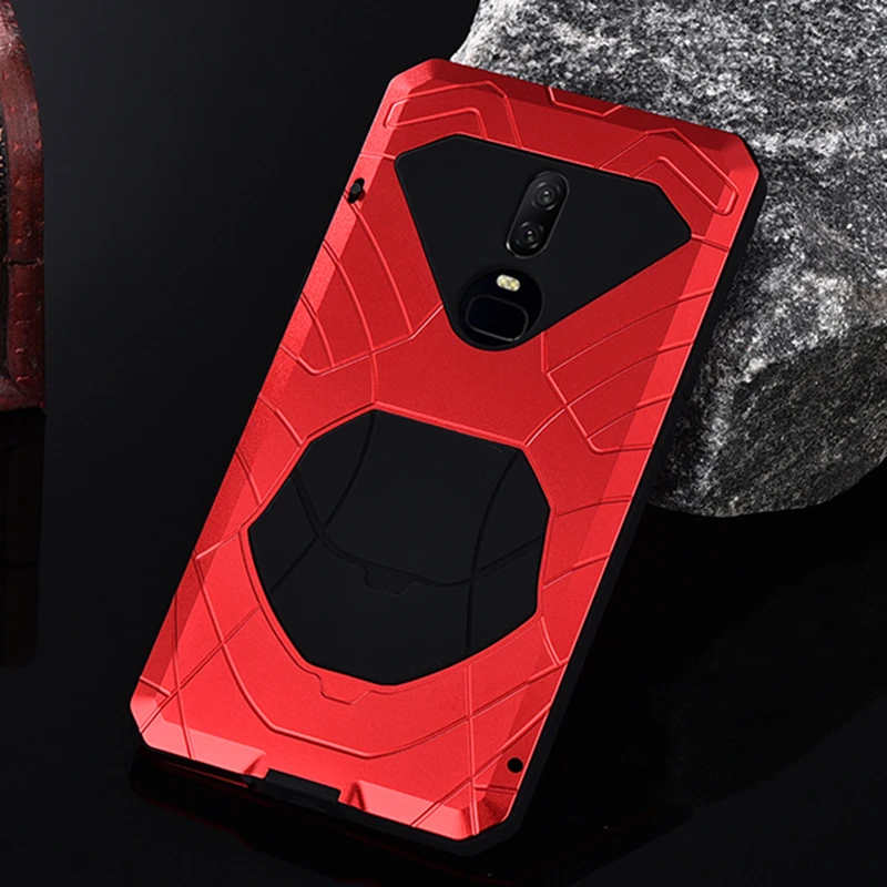 Oneplus 6 Чехол Алюминий металла силиконовый чехол для oneplus-6 coque |