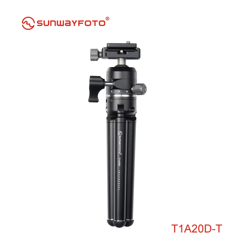 Профессиональный мини Трипод SUNWAYFOTO для камеры штатив Para Movil Tri/ Ballhead T1A20D/T1A20D T|tripod