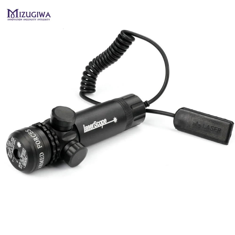 Тактический охотничий Красный лазерный прицел 20 мм рельсовый Маунт Пистолет