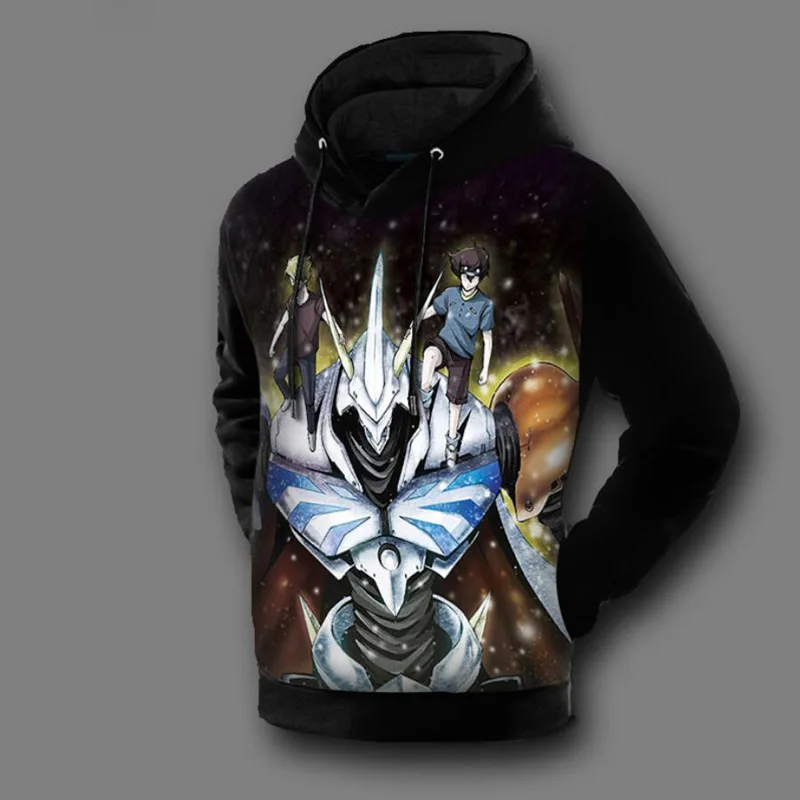 

Autumn Winter Warm 3d Hoodies Men Women Fleece Sweatshirts Digimon Print Long Sleeve Anime Hoodie Sweatshirt Casual Pullover
