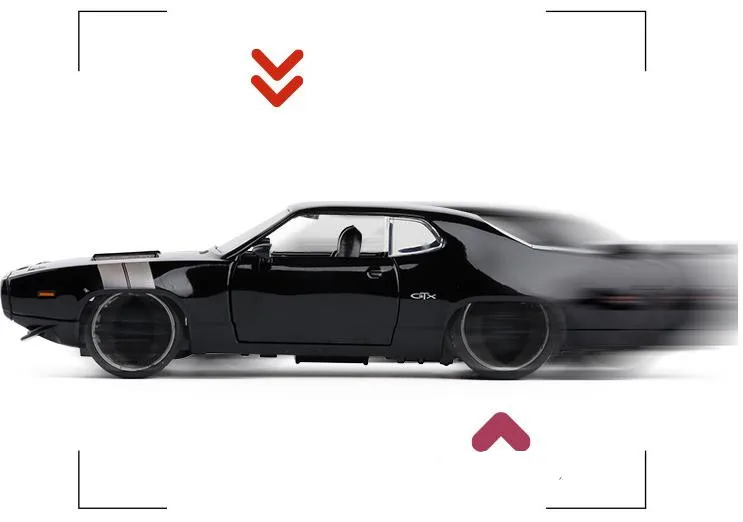 JADA высокая имитация Плимут GTS 1:24 передовая модель автомобиля из сплава литая под давлением металлическая модель игрушечного автомобиля красивая игрушка подарок