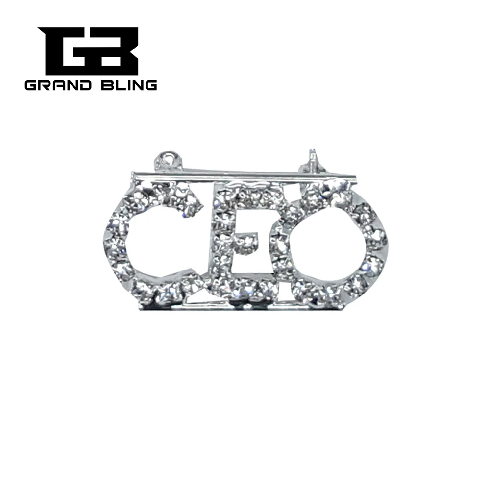 Тема профессий Кристалл отворот булавка &quotГенеральный директор&quot слово брошь