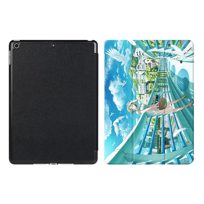 IPro08 Аниме небо Модный чехол для нового iPad 9,7 дюймов из искусственной кожи умный чехол для Apple iPad A1823 A1893 Пробуждение сна - Цвет: IPro08