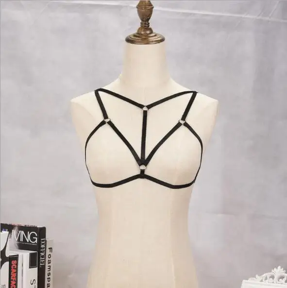 Женский эластичный бюстгальтер на бретелях с перекрестными бретелями