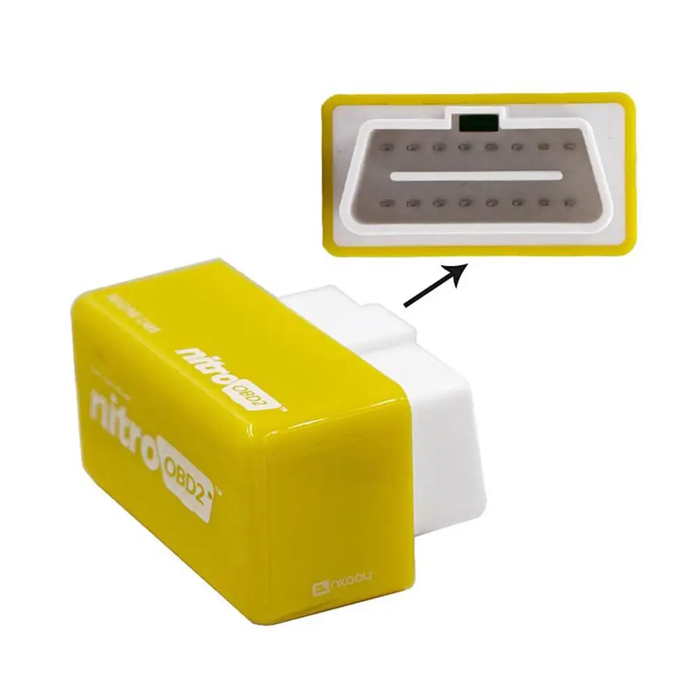 Умный двухчиповый привод Nitro Obd2 эко чип тюнинговая коробка обновления питания