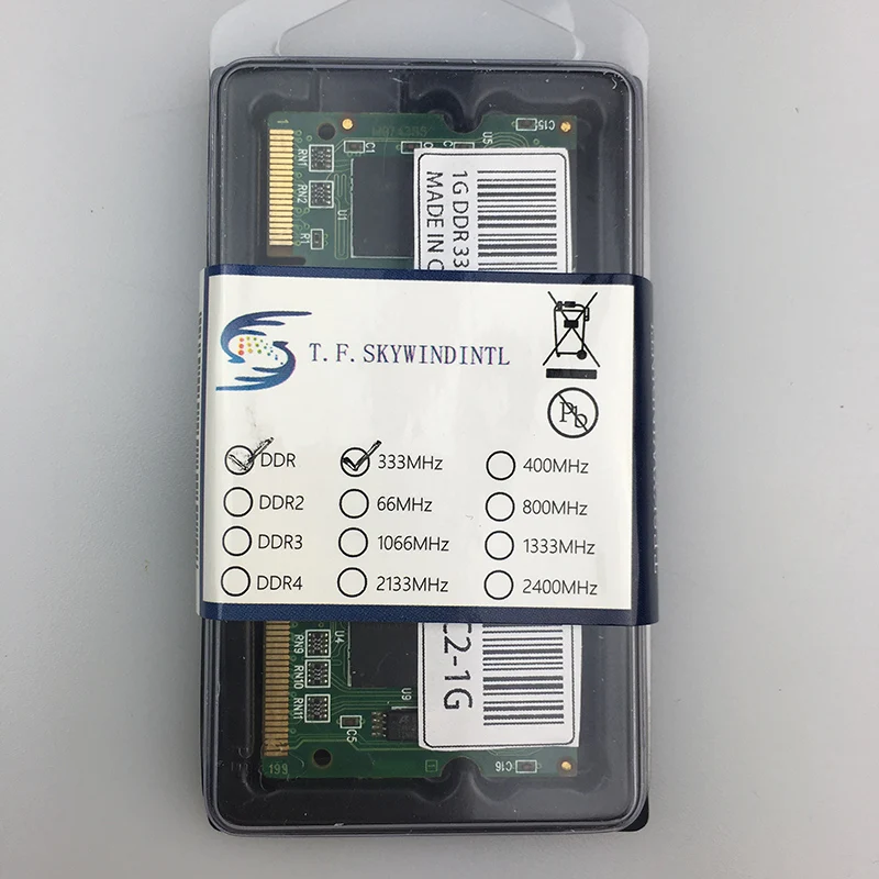 Бесплатная доставка DDR 1 ГБ pc2700 ddr333 333 МГц контактов модуль ddr для настольных