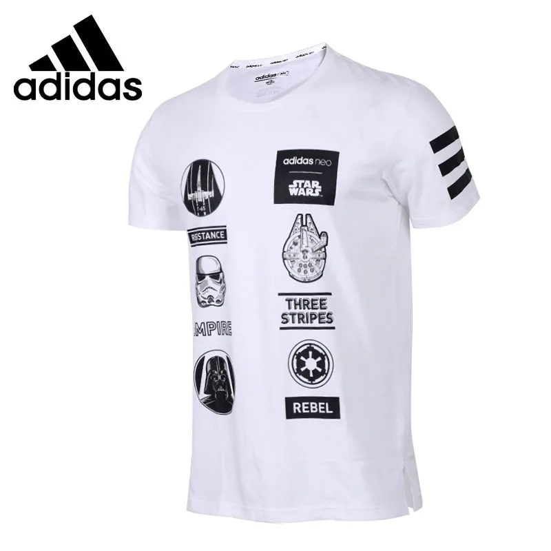 Новое поступление оригинальных мужских футболок с коротким рукавом Adidas NEO Label SW TEE