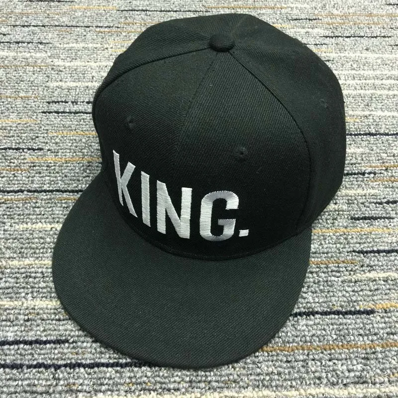 Милая Кепка с надписью KING QUEEN регулируемая бейсбольная вышивкой для влюбленных