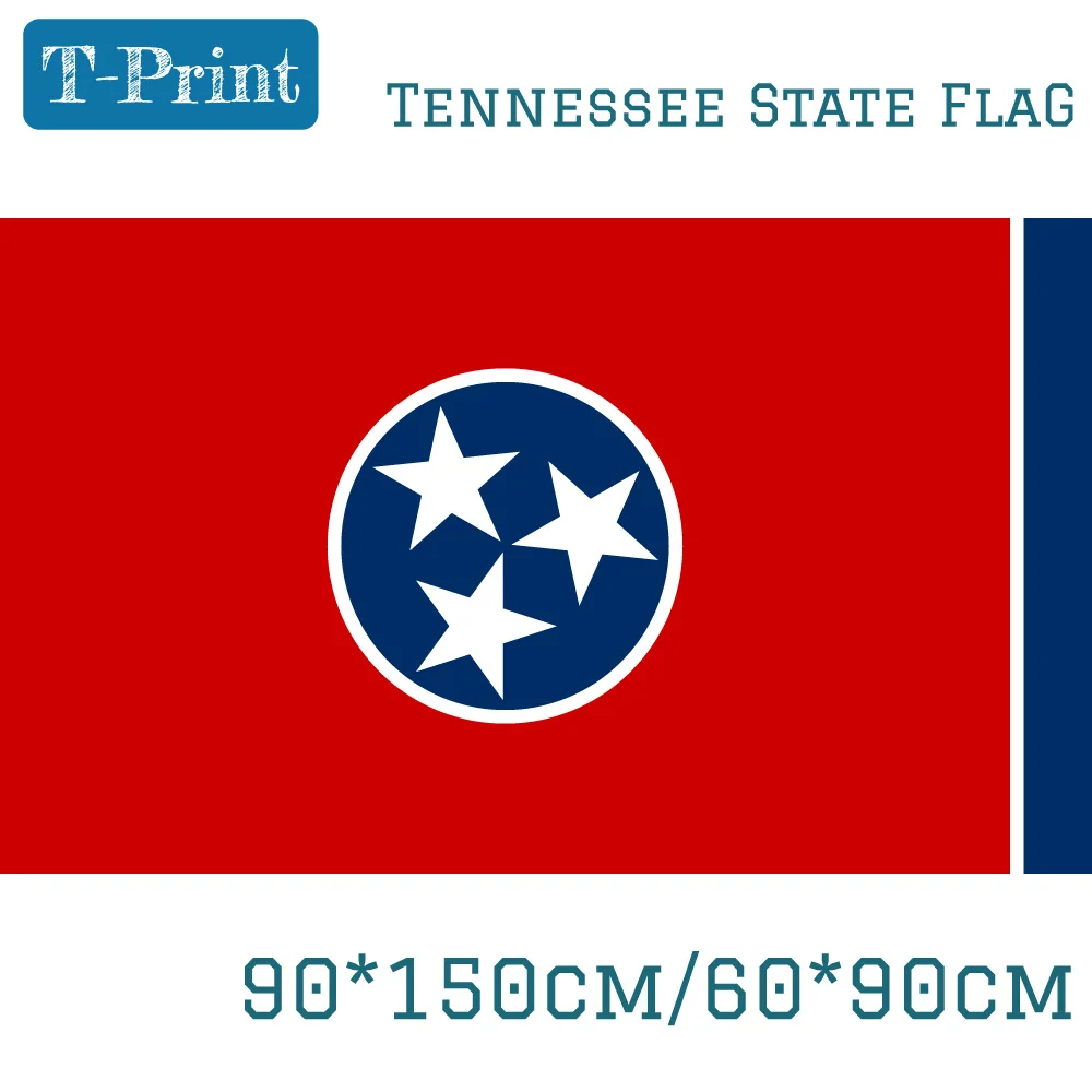 

USA State of Tennessee Flag 60*90cm 90*150cm Flag 3x5 Feet Polyester Custom Banner For Event Outdoor