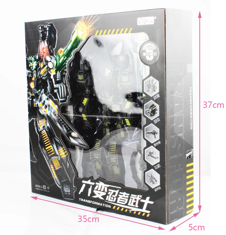 

MODEL FANS IN-STOCK TF KO Transformation robot MMC Black SIXSHOT 31 cm height Anime version