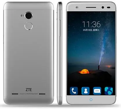 Оригинал ZTE Blade A2 MTK6750 Octa core 4 г LTE смартфон 5.0 дюймов HD 2 ГБ + 16 Android 5.1 13MP Dual SIM Touch ID