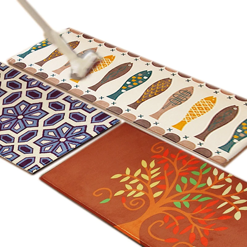 Новинка для спальни ванной комнаты длинная полоска нескользящий ковер коврик