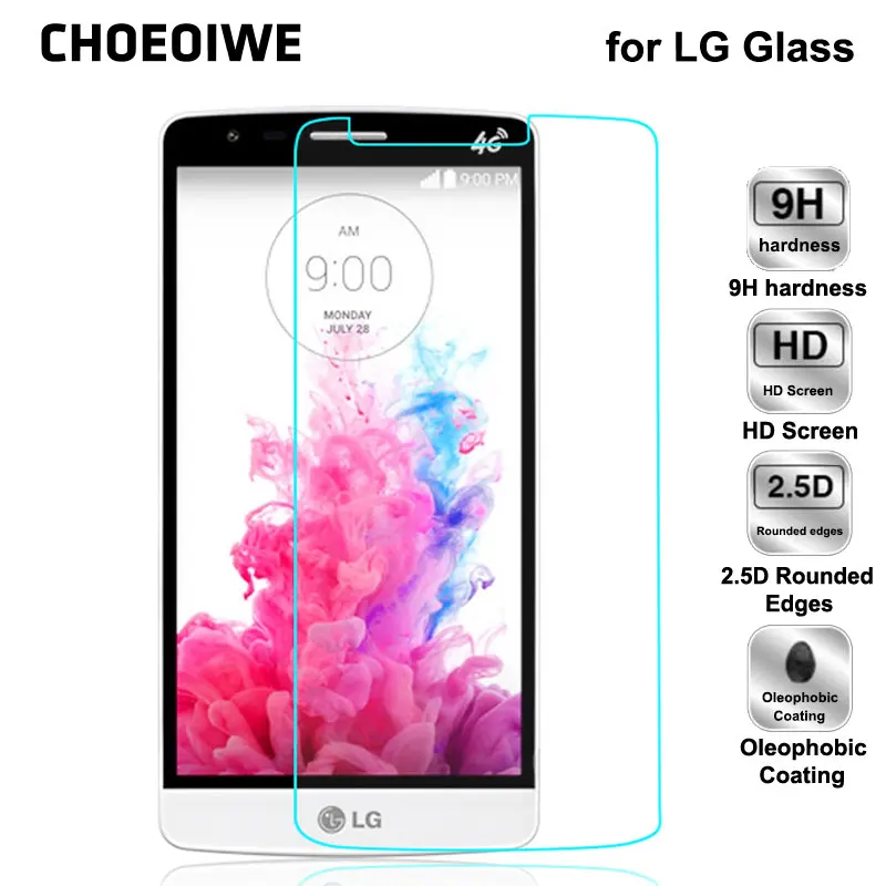 CHOEOIWE пленка из закаленного стекла для LG G3 G4 Mini Stylus G4C Beat V10 V20 Защита экрана чехол