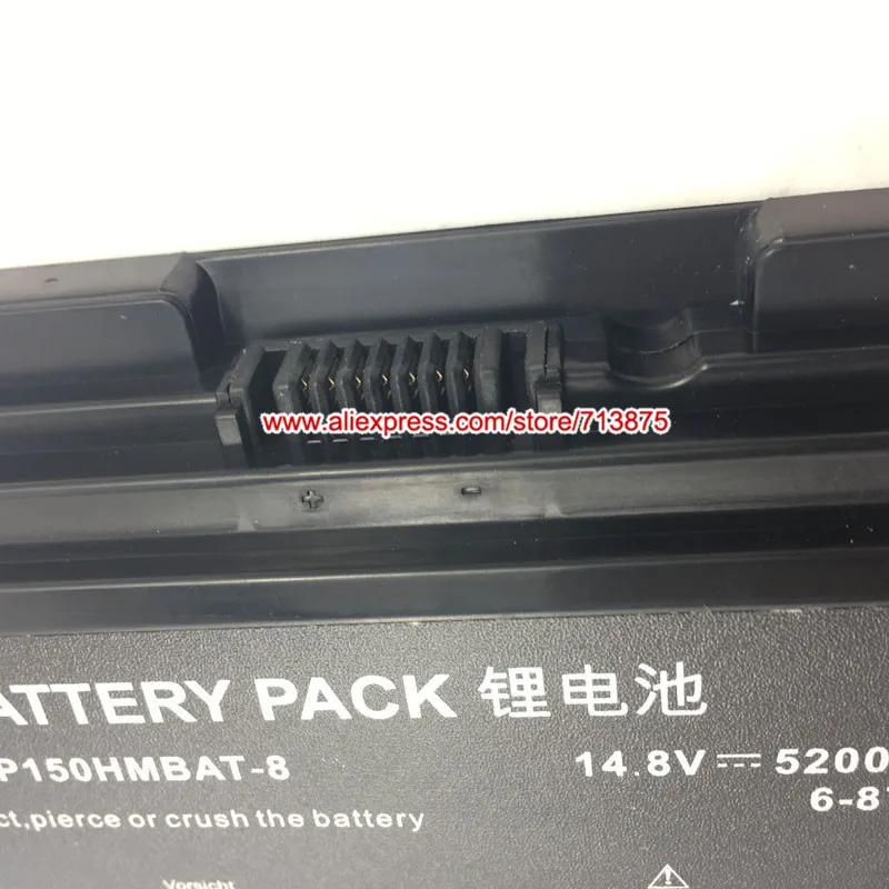 Высокое качество Clevo Батарея P150SM P151SM1 P150EM P150HMBAT 8 для P150HMX P151EM1 P151HM1 P170EM NP8298 ноутбука