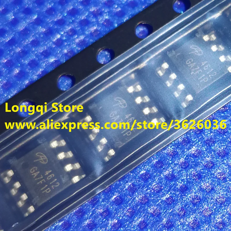 10PCS AO4612L AO4612 4612 SOIC-8 SOP-8 Complementary Enhancement Mode Field Effect Transistor N/P-CH 60V 4.5A/3.2A | Электроника