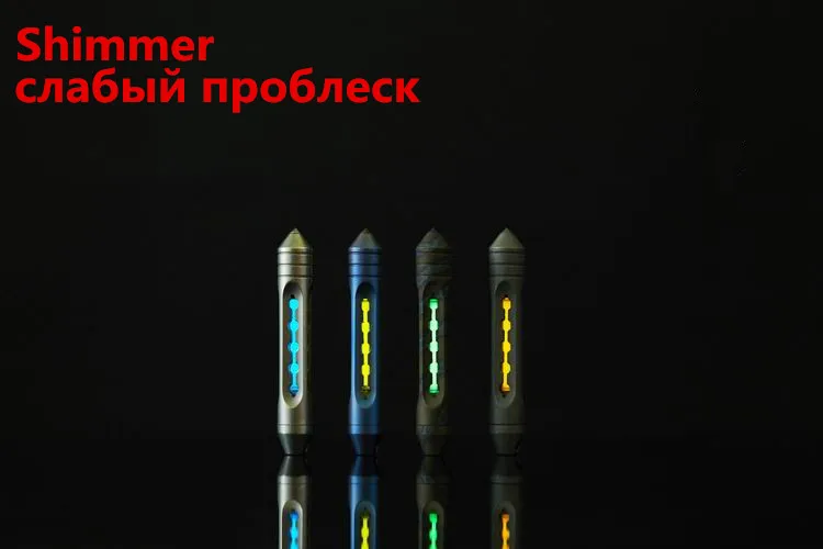 1 шт. газовая лампа Aurora Tritium самосветящаяся сигнальная лампа разбитое окно EDC карманные многофункциональные брелки в виде инструментов кольцо подвеска
