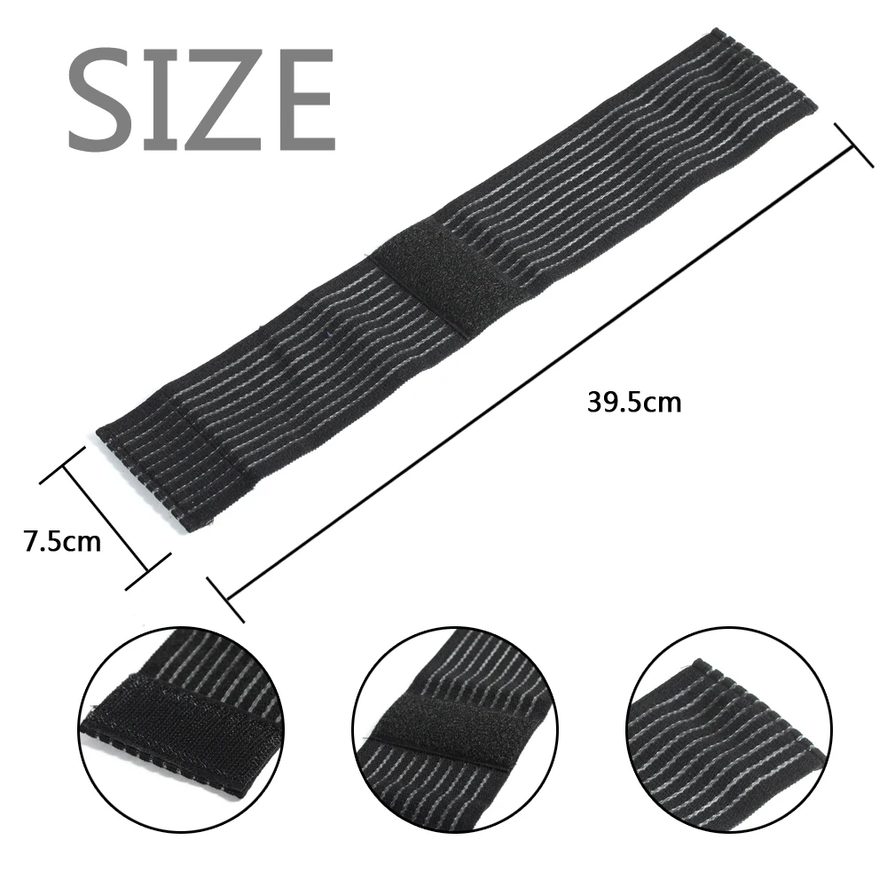 Нейлоновый напульсник для занятий спортом. Размер 40 на 8 см|elastic wrist support|wrist