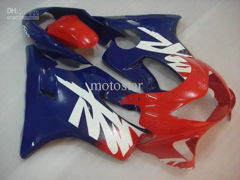 Изготовленный На Заказ INJECION комплект обтекателей для HONDA 1999 2000 CBR600 F4 красный пламя тела по ремонту мотоциклов Обтекатели комплект CBR 600 F4 99 00