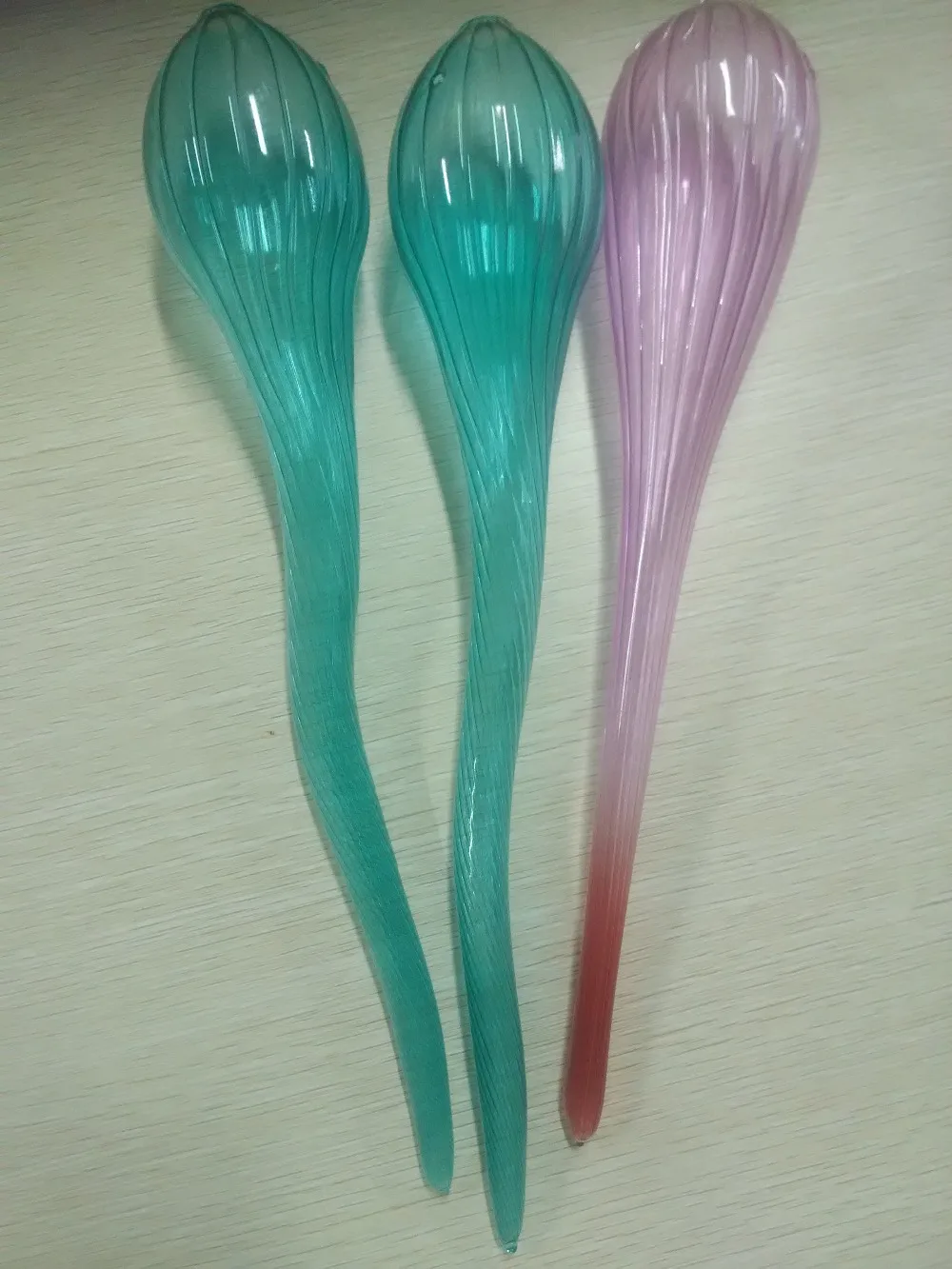 Современный тип большая длинная декоративная ручная выдувная стеклянная люстра