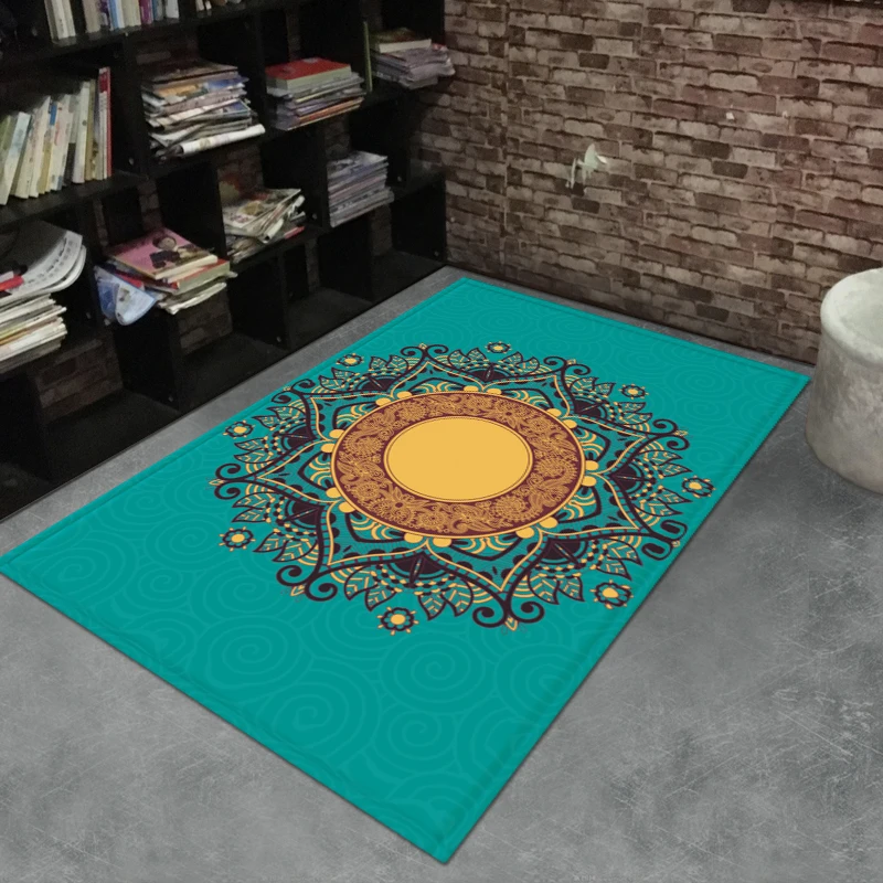 Элегантный Ретро-ковер LIU в полоску с цветами для гостиной спальни прикроватной