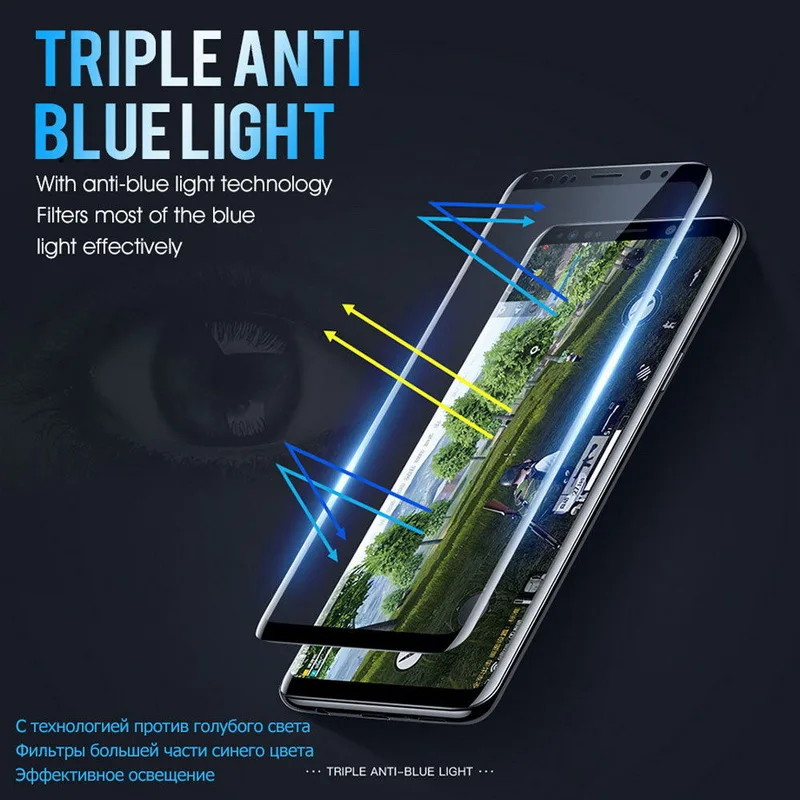 9H 6D Tempered Glass Full Cover Protect Screen Protector Case For Samsung Galaxy J7 Prime 2017 A6 A8 Plus J2 Pro 2018 |