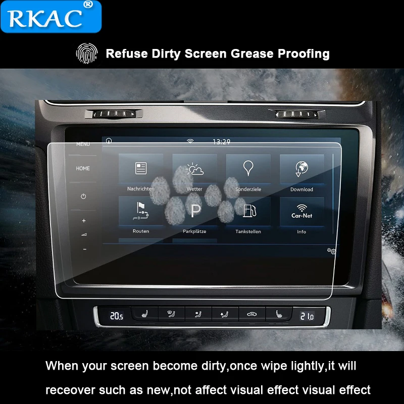 Защитная пленка для экрана RKAC Volkswagen VW Golf 7 9 2 дюйма сенсорный экран с gps-навигацией
