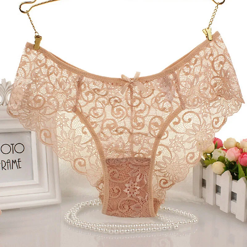 Большие размеры S-XL нижнее белье женские прозрачные мягкие сексуальные кружевные