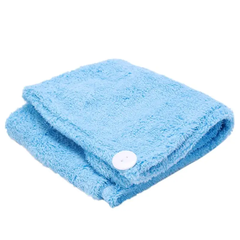 1PC Salon Magic Hair Drying Towel Solid Color Universal Quick Dry Microfibre Bath Accessories | Красота и здоровье
