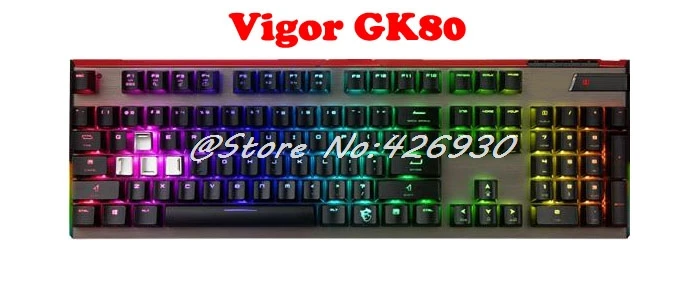 Механическая игровая клавиатура для MSI Vigor GK40 GK50 GK60 GK70 GK80 Cherry MX RGB новый