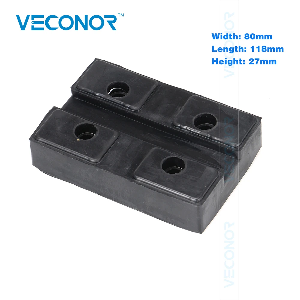 Square rubber pads for two post lift replacement parts car 118x80mm|car lift|post lifttwo |