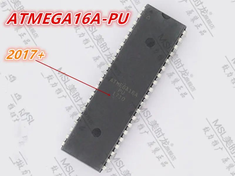 

Aoweziic 2017+ 10 PCS 100% new imported original ATMEGA16A-PU ATMEGA16A DIP-40 AVR/8 bit microcontroller 16K flash chip